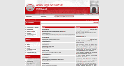 Desktop Screenshot of piacenzaordineavvocati.it